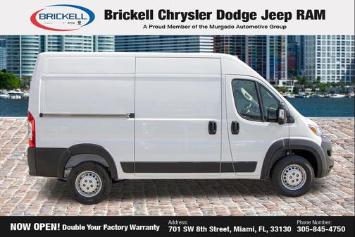 Bright White Clearcoat 2026 RAM ProMaster 2500 Tradesman