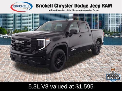 Onyx Black 2024 GMC Sierra 1500 Elevation