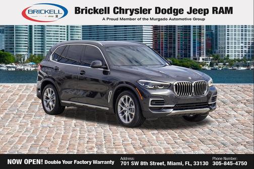 Dark Graphite Metallic 2022 BMW X5 sDrive40i