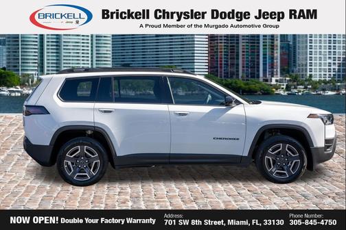 Bright White Clearcoat 2026 Jeep Cherokee Limited