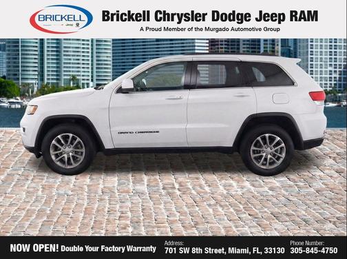 Bright White Clearcoat 2022 Jeep Grand Cherokee Laredo