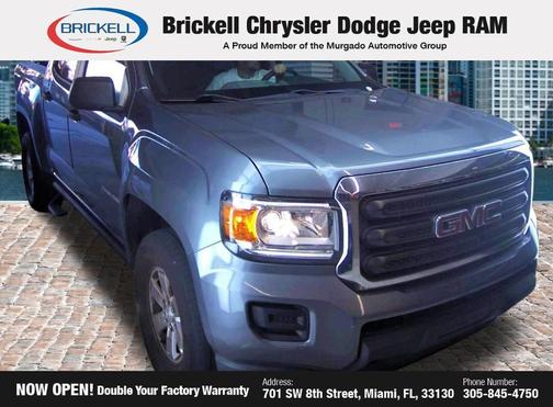 Satin Steel Metallic 2019 GMC Canyon Base