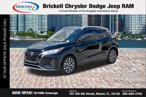 Super Black 2021 Nissan Kicks SV