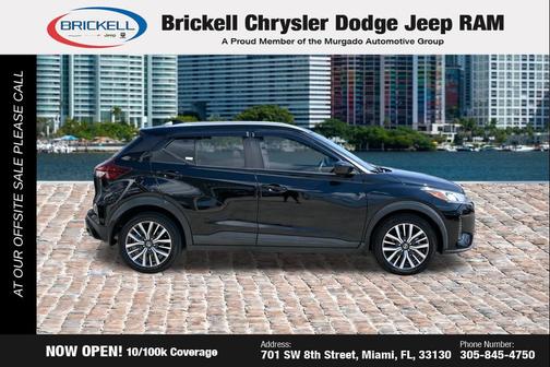 Super Black 2021 Nissan Kicks SV