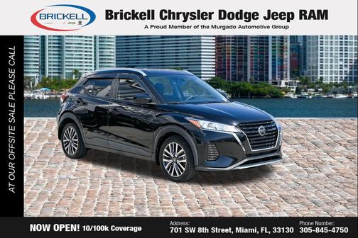 Super Black 2021 Nissan Kicks SV