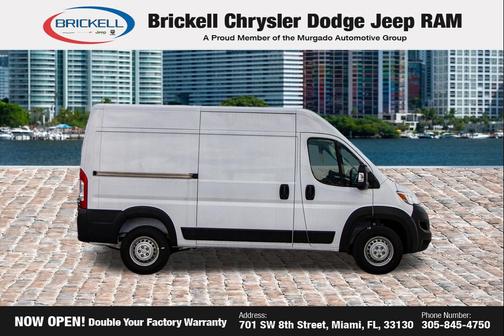 Bright White Clearcoat 2026 RAM ProMaster 2500 Tradesman