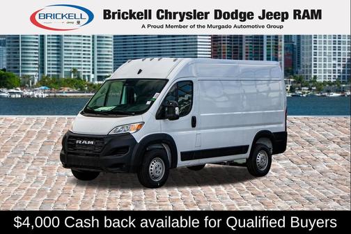 Bright White Clearcoat 2026 RAM ProMaster 2500 Tradesman