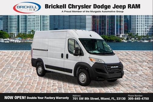 Bright White Clearcoat 2026 RAM ProMaster 2500 Tradesman