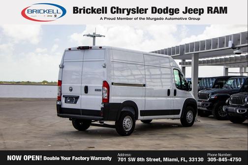 Bright White Clearcoat 2026 RAM ProMaster 2500 Tradesman