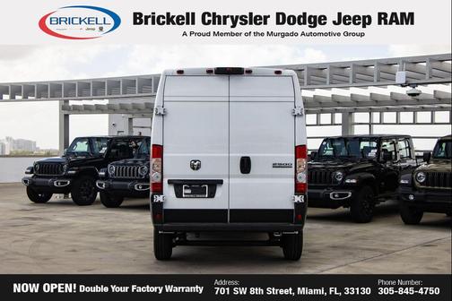 Bright White Clearcoat 2026 RAM ProMaster 2500 Tradesman