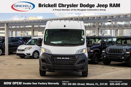 Bright White Clearcoat 2026 RAM ProMaster 2500 Tradesman