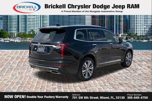 Stellar Black Metallic 2025 Cadillac XT6 Premium Luxury FWD