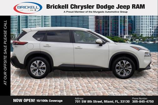 Pearl White Tricoat 2023 Nissan Rogue SV