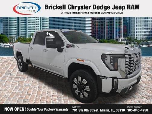 White Frost Tricoat 2024 GMC Sierra 2500 Denali