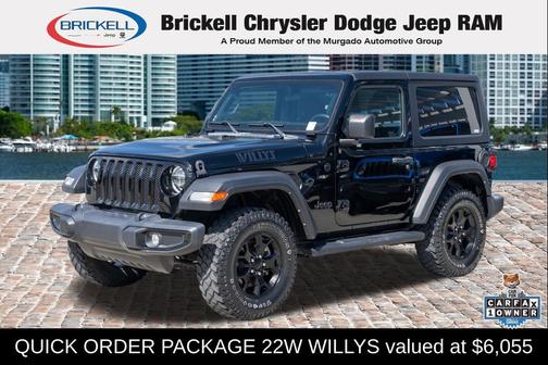 Black Clearcoat 2022 Jeep Wrangler Willys