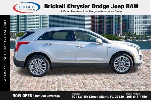 Radiant Silver Metallic 2019 Cadillac XT5 Premium Luxury