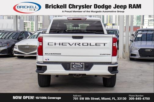 Summit White 2024 Chevrolet Silverado 1500 Custom