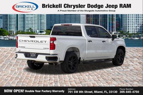 Summit White 2024 Chevrolet Silverado 1500 Custom