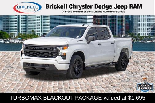 Summit White 2024 Chevrolet Silverado 1500 Custom