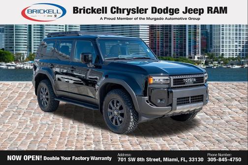 Black 2026 Toyota Land Cruiser Base