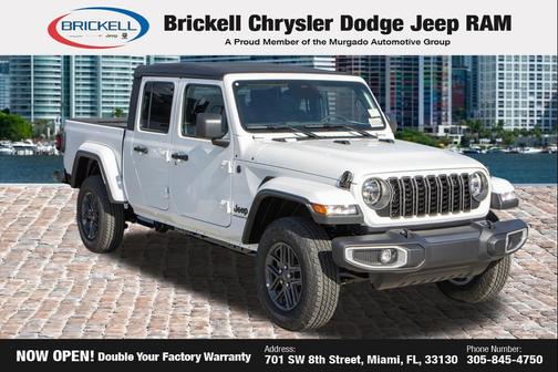 Bright White Clearcoat 2026 Jeep Gladiator Sport S