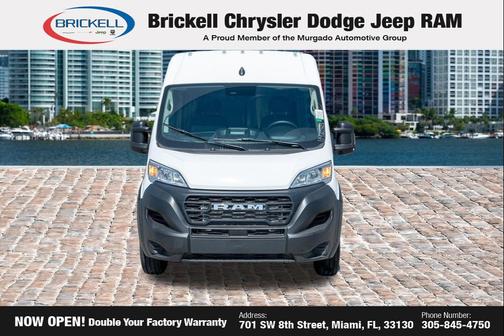 Bright White Clearcoat 2026 RAM ProMaster 2500 Tradesman