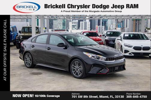 Aurora Black 2022 Kia Forte GT-Line