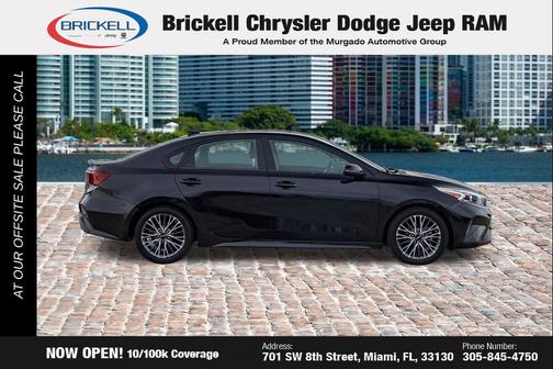 Aurora Black 2022 Kia Forte GT-Line