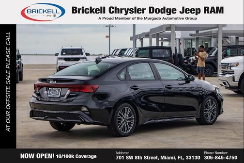 Aurora Black 2022 Kia Forte GT-Line