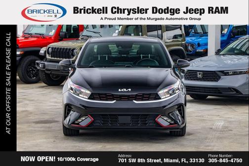 Aurora Black 2022 Kia Forte GT-Line