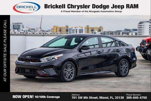 Aurora Black 2022 Kia Forte GT-Line