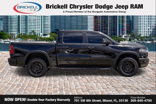 Diamond Black Crystal Pearlcoat 2025 RAM 1500 Rebel