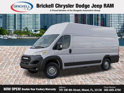 Bright White Clearcoat 2026 RAM ProMaster 3500 High Roof