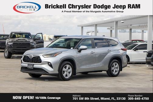 Celestial Silver Metallic 2023 Toyota Highlander LE