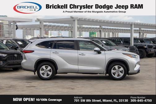 Celestial Silver Metallic 2023 Toyota Highlander LE