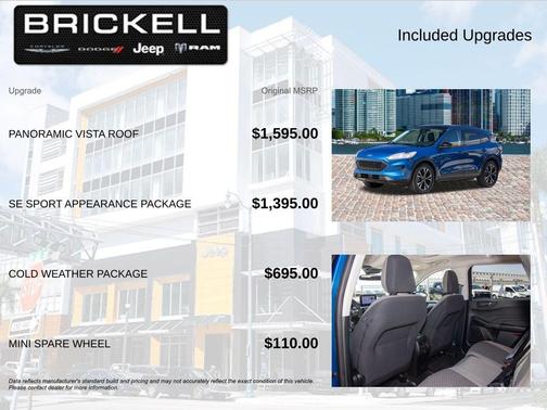 ATLAS BLUE METALLIC 2022 Ford Escape SE