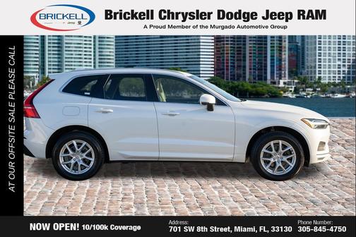 Crystal White Metallic 2021 Volvo XC60 T5 Momentum