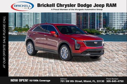 Radiant Red Tintcoat 2024 Cadillac XT4 Luxury