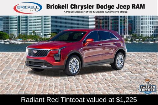 Radiant Red Tintcoat 2024 Cadillac XT4 Luxury