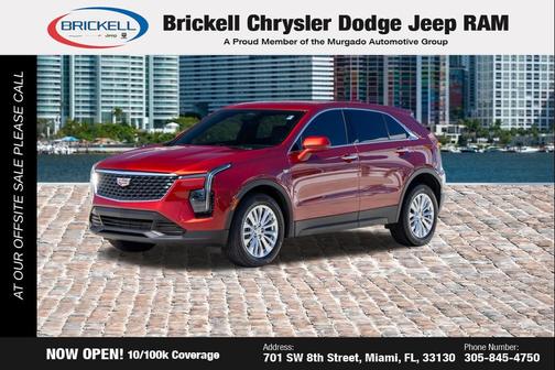 Radiant Red Tintcoat 2024 Cadillac XT4 Luxury