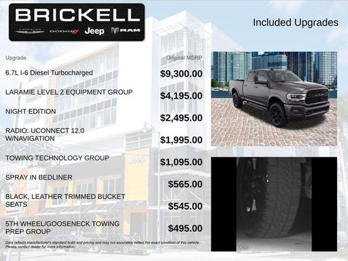 2020 RAM 2500 Laramie Crew Cab 4x4 6'4' Box