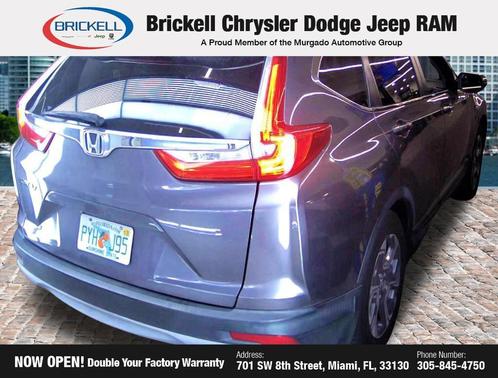 Gray 2018 Honda CR-V EX
