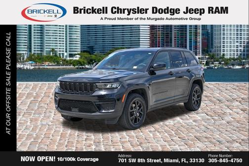 Diamond Black Crystal Pearlcoat 2024 Jeep Grand Cherokee Altitude