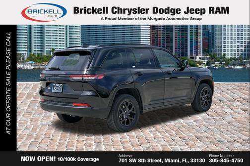 Diamond Black Crystal Pearlcoat 2024 Jeep Grand Cherokee Altitude