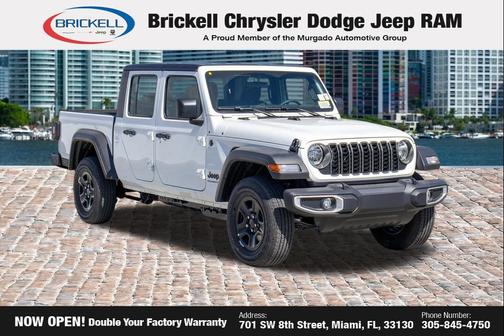 Bright White Clearcoat 2026 Jeep Gladiator Sport