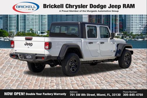 Bright White Clearcoat 2026 Jeep Gladiator Sport