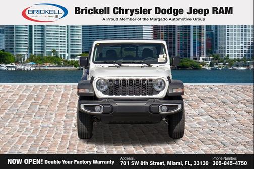Bright White Clearcoat 2026 Jeep Gladiator Sport