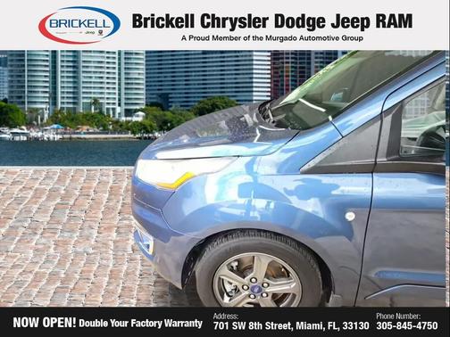 BLUE METALLIC 2020 Ford Transit Connect Titanium w/Rear Liftgate