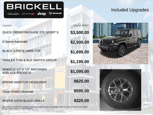 Sarge Green Clearcoat 2024 Jeep Wrangler Sport S