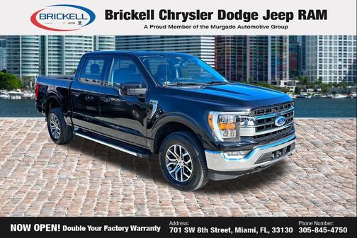 AGATE BLACK METALLIC 2022 Ford F-150 Lariat